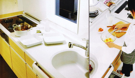 使う人の視点から徹底的に検証されたキッチン